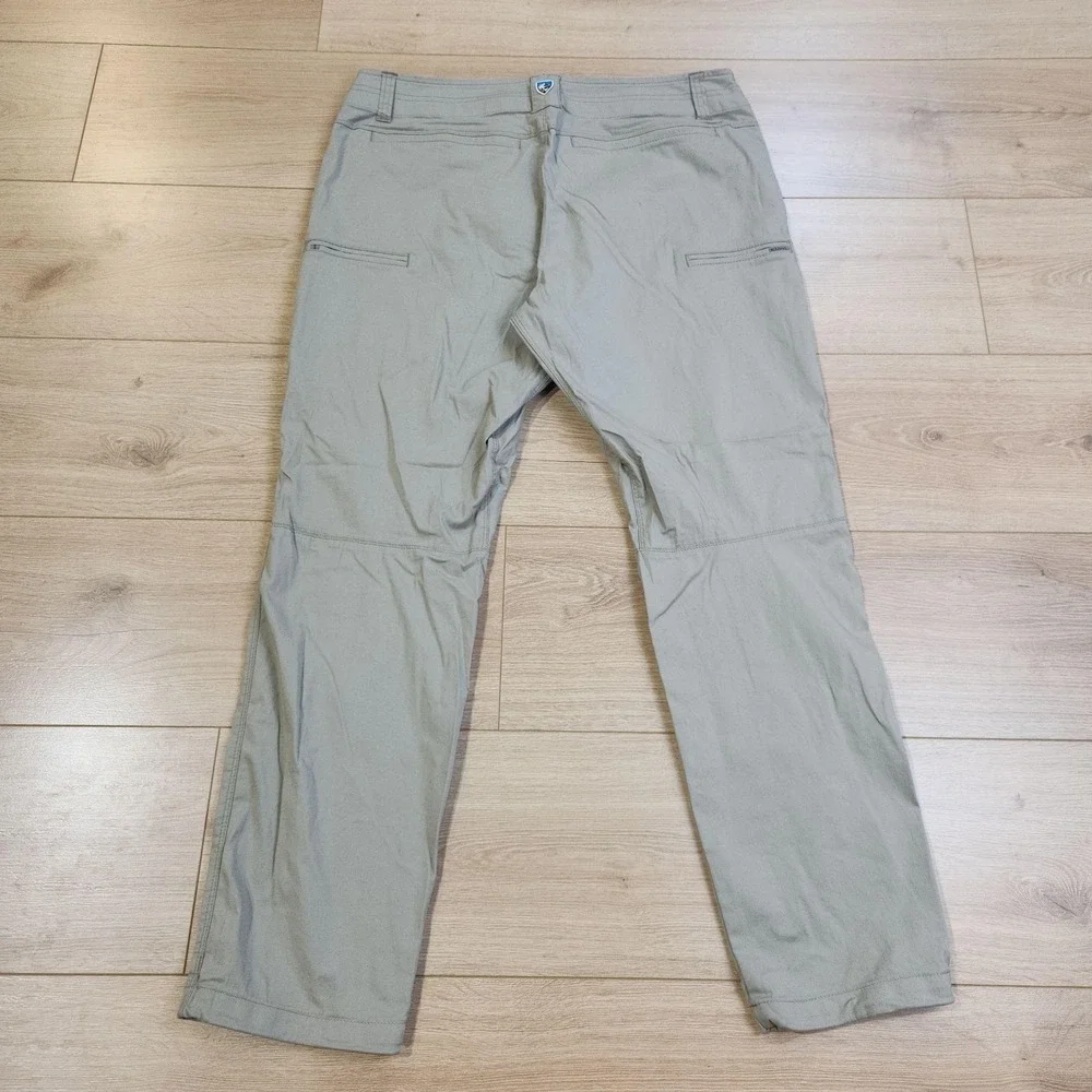 Kuhl Resistor Lite Chino Pants Mens 34x30 Beige Stretch Travel Outdoor Tech